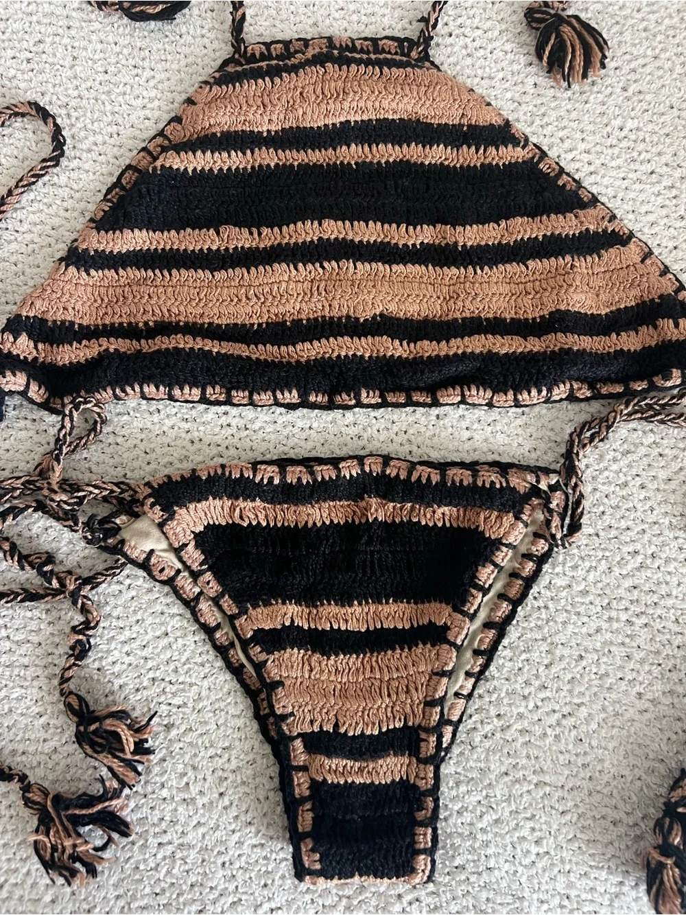 [FARM Rio] Crochet Bikini - Top and Bottom